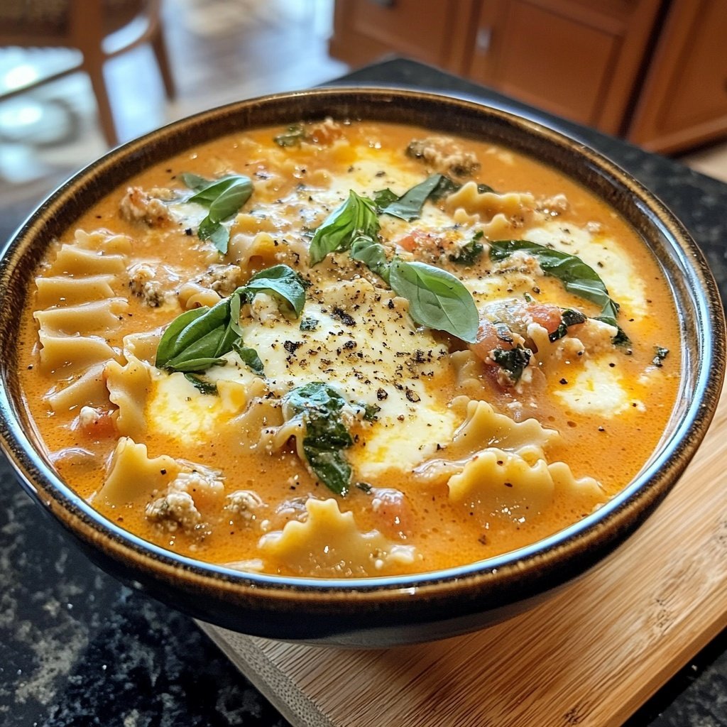 Creamy Lasagna Soup