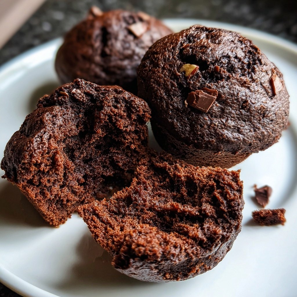 Chocolate Almond Flour Muffins