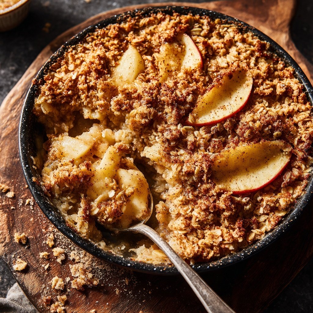 Healthy Baked Apple Oatmeal