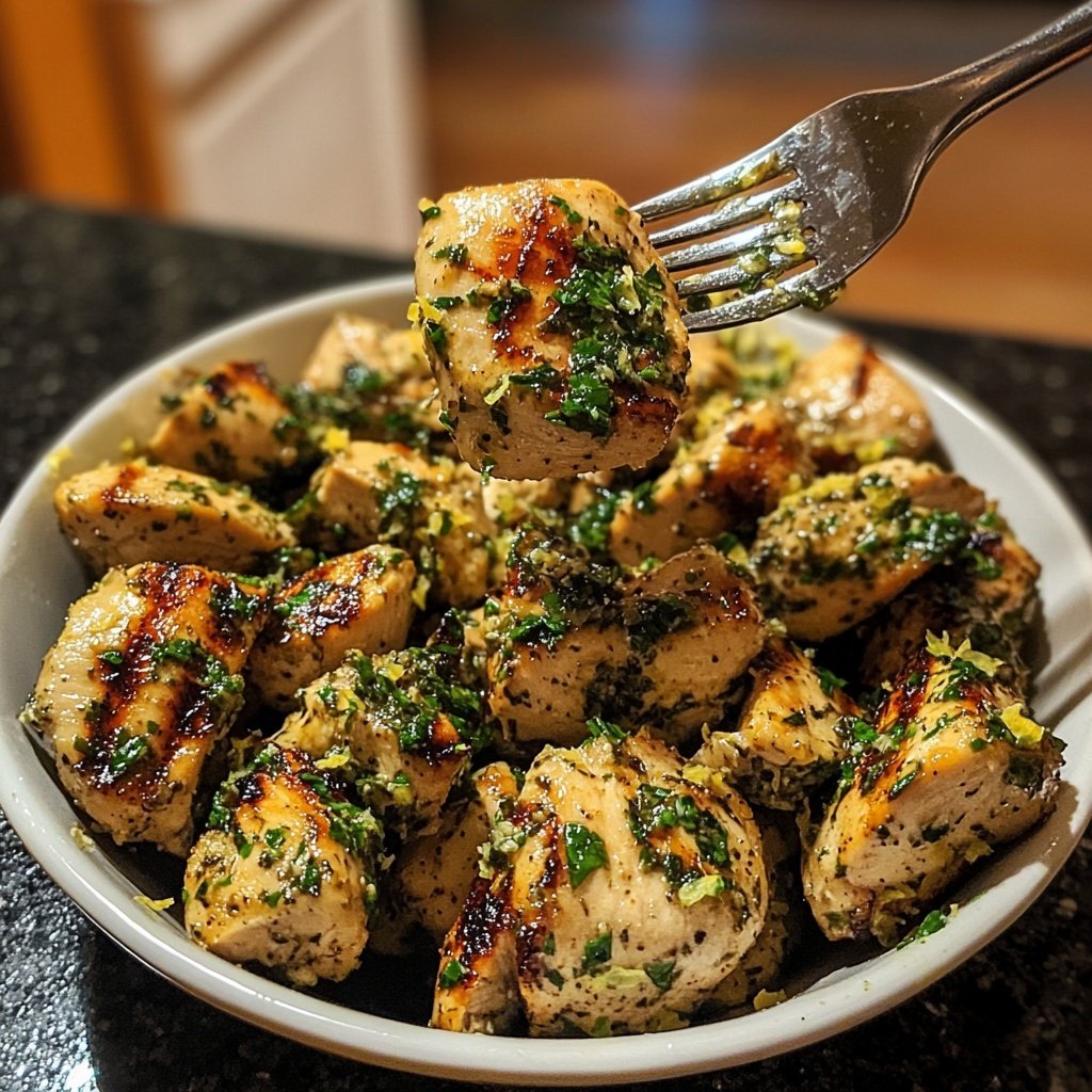 Grilled Lemon Herb Chicken Bowl