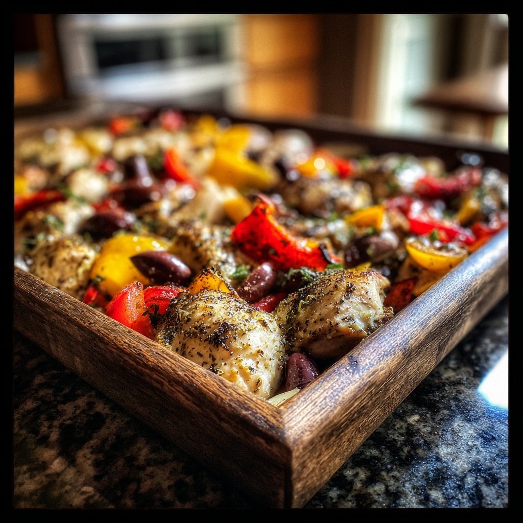 Greek Chicken Sheet Pan Dinner