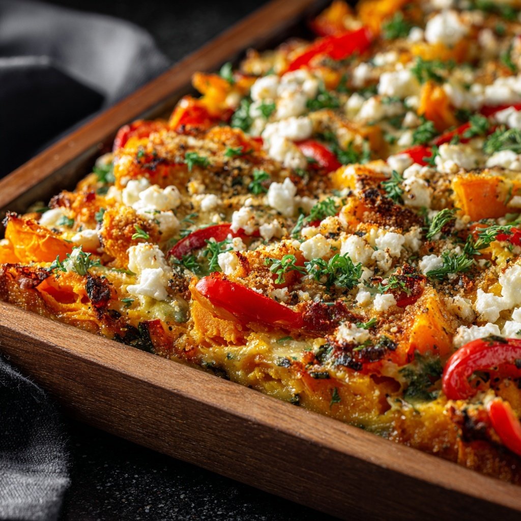 Baked Sweet Potato Veggie Bake
