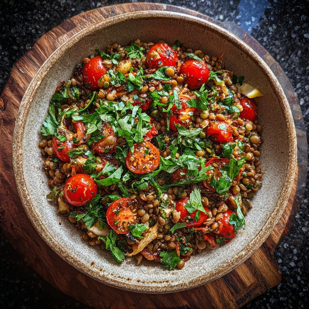 Mediterranean Lentil Rice